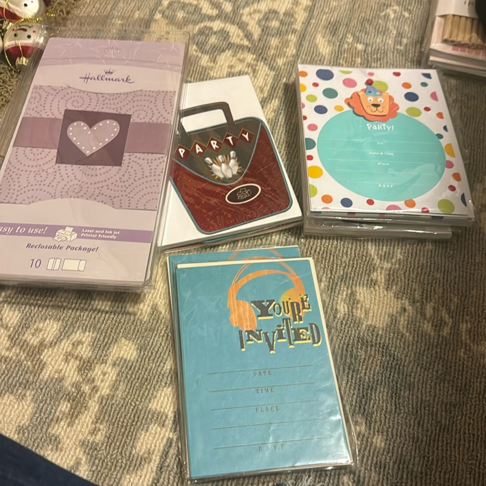 NIB Hallmark Party Invitation Lot